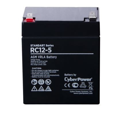 Аккумуляторная батарея CyberPower RC12-5 12В 5 Ач