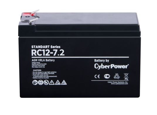Аккумуляторная батарея CyberPower RC12-7,2 12В 7,2 Ач