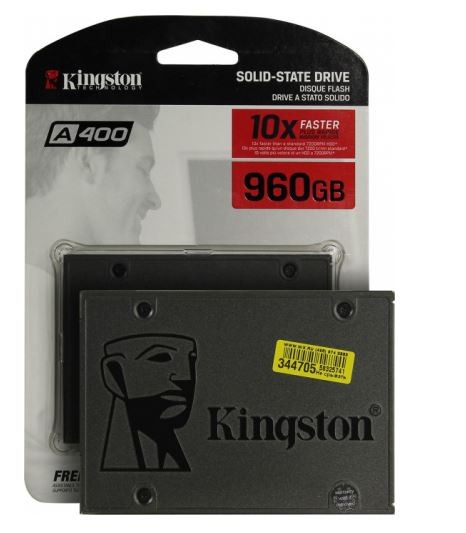 Твердотельный накопитель Kingston SA400S37/960G , 960GB 2.5, Read 500Mb/s, Write 450Mb/s, SATA 6GbТв