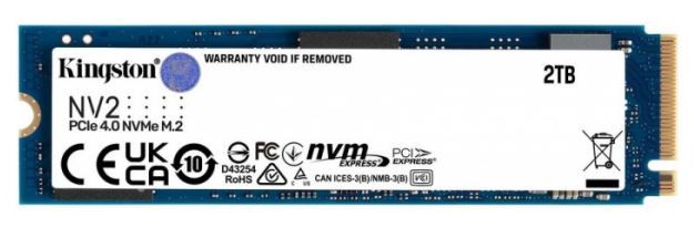 Твердотельный накопитель SSD Kingston NV2 2TB M.2 2280 NVMe PCIe 4.0