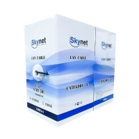 Кабель SkyNet Standart FTP indoor 4x2x0,48, медный, FLUKE TEST, кат.5e, однож., 305 м, box, серый