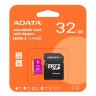 Карта памяти, ADATA, AUSDH32GUICL10A1-RA1, MICROSDHC 32GB, UHS-I CLASS10 A1