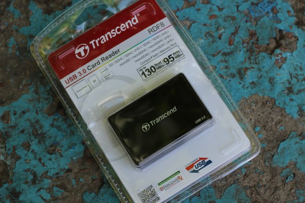 Transcend RDF8: недорогой кардридер для скоростных карт памяти