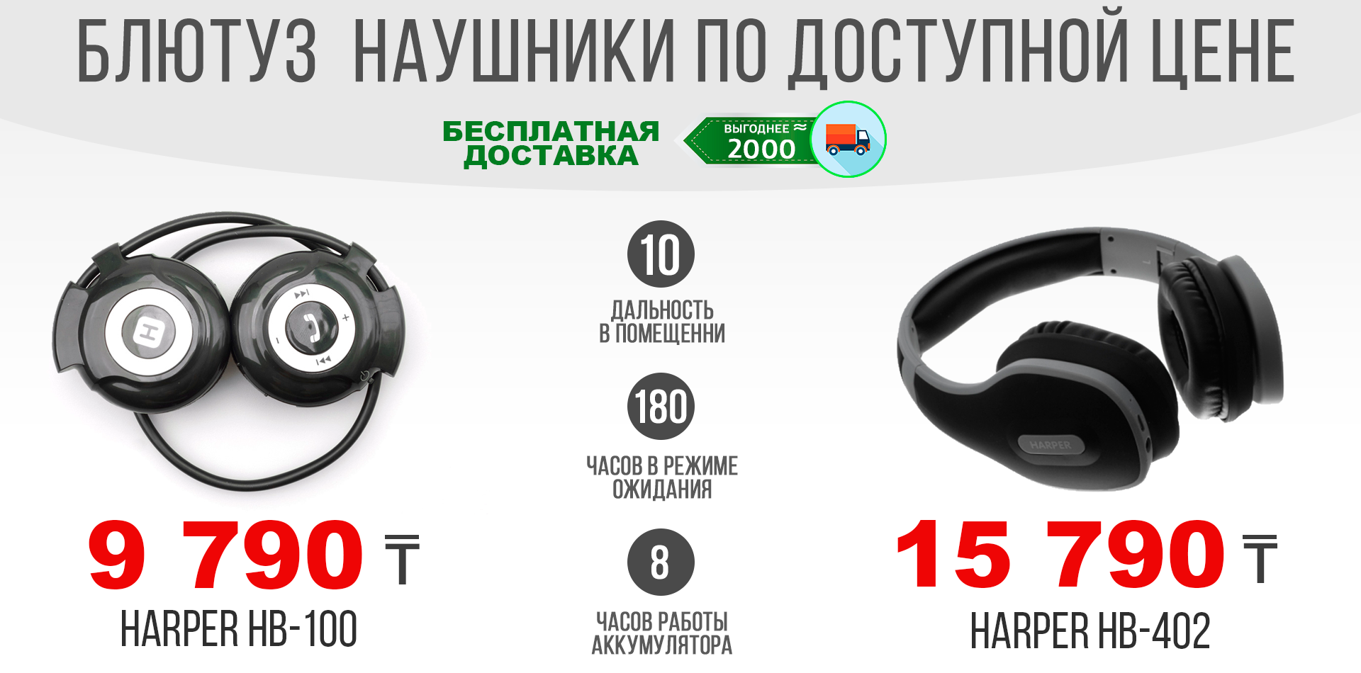 НАУШНИКИ БЛЮТУЗ HARPER