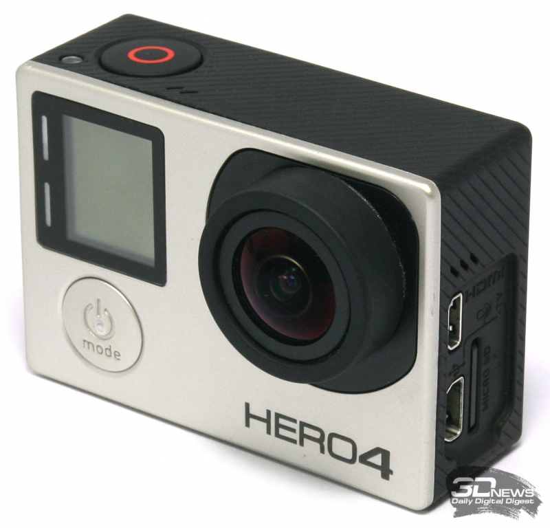 Внешний вид экшен-камеры GoPro Hero 4 Silver