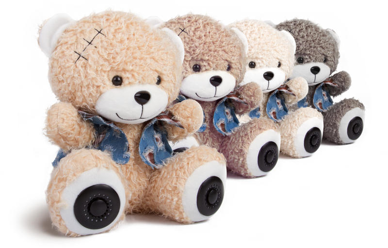 Оригинальные аудиоигрушки teXet Cat, Panda и Bear