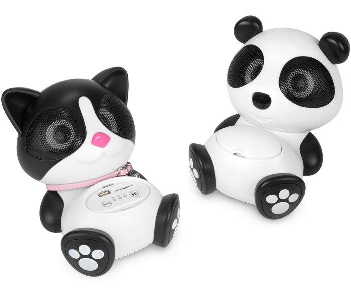 Оригинальные аудиоигрушки teXet Cat, Panda и Bear