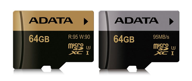 В карточках памяти Adata XPG и Premier Pro microSDHC и microSDXC UHS-I U3 используется флэш-память типа MLC NAND
