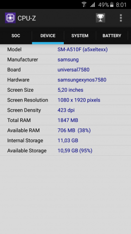 Смартфон Samsung Galaxy A5 технические характеристики цена купить в Астане