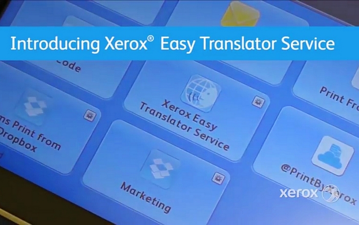 Introducing Xerox Easy Translator Service