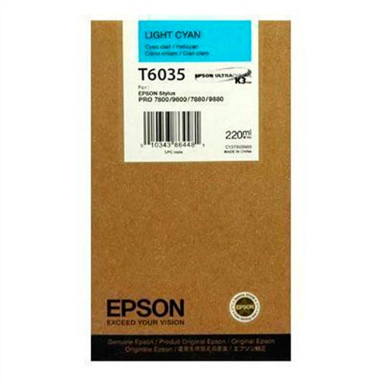 Картридж Epson C13T603500 SP-7880/9880 светло-голубой