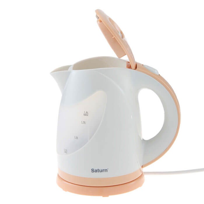 Электрический чайник Saturn ST-EK0004 бело-бежевый