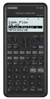 Калькулятор финансовый CASIO FC-100V-2-W-ET