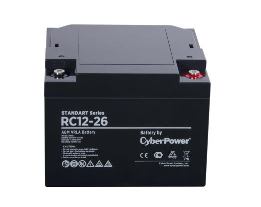 Аккумуляторная батарея CyberPower RC12-26 12В 26 Ач