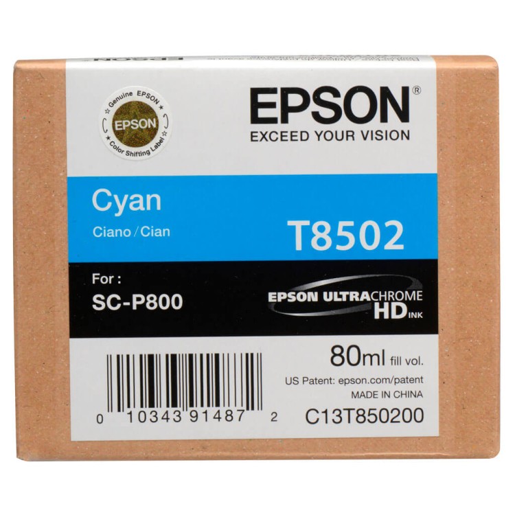 Картридж Epson Cyan C13T850200