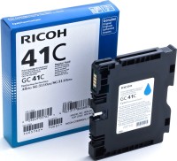 Картридж для гелевого принтера повышенной емкости Ricoh, GC 41C, голубой на 2 200стр.