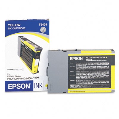 Картридж Epson C13T543400  I/C yellow for Stylus Pro7600/9600