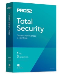Антивирус PRO32 Total Security BOX лицензия на 1 год 3ПК