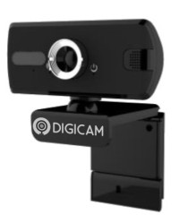 Веб-Камера фиксированная с микрофоном Digicam Web USB 2.0, 1080P30