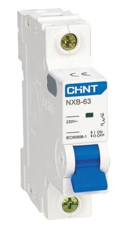 Автоматический выключатель CHINT NXB-63 1P 10A C 6kA