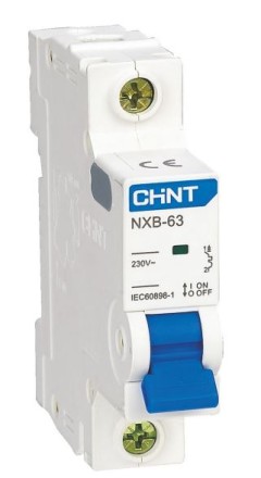 Автоматический выключатель CHINT NXB-63 1P 6A C 6kA