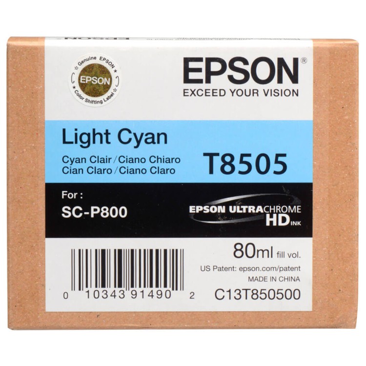 Картридж Epson T850500 Light Cyan C13T850500