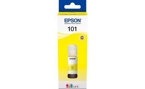 Чернила Epson 101 EcoTank 70ml для L4150/L4160 жёлтый C13T03V44A