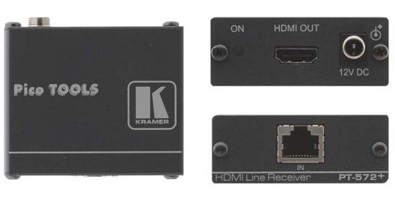 Приемник сигнала HDMI по кабелю на витой паре KRAMER, PT-572+ 