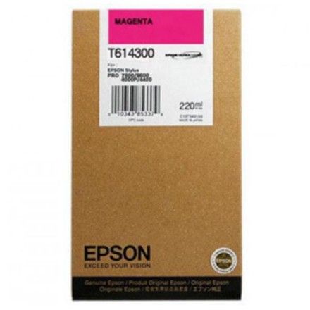 Картридж Epson T6143 Magenta 220 мл (C13T614300)