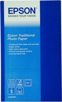 Бумага глянцевая Epson, C13S045051, Traditional Photo Paper, A3+, 25 листов