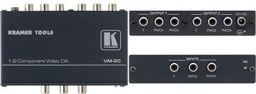 Усилитель-распределитель 1:2 компонентного видеосигнала Kramer, VM-2C.