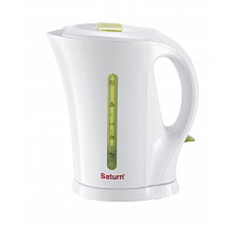 Электрический чайник Saturn ST-EK0002 бело-зеленый
