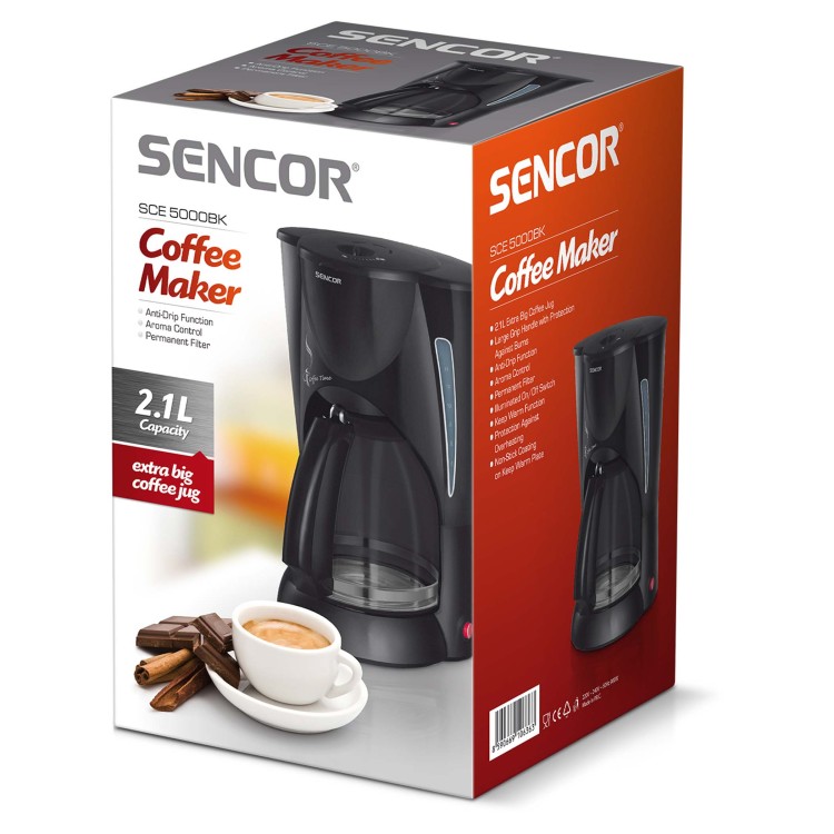 Кофеварка капельная Sencor SCE 5000BK