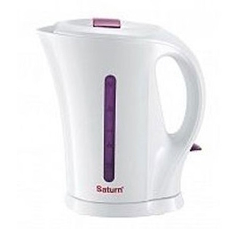 Электрический чайник Saturn ST-EK0002 бело-фиолетовый