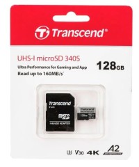 Карта памяти MicroSD 128GB Class 10 U3 Transcend TS128GUSD340S