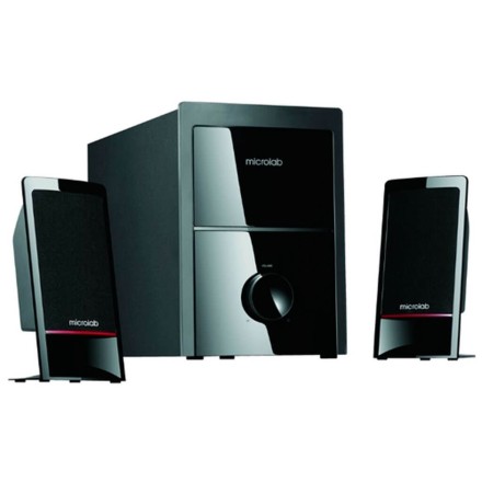 Акустическая система, Microlab, M-700, 2.1, 40Вт (12*2+16Вт), Вход 3.5 MiniJack-2RCA, Чёрный