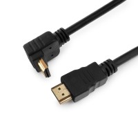 Кабель HDMI Cablexpert CC-HDMI490-6, 1.8м, v1.4, 19M/19M, углов. разъем, черный, позол.разъемы, экра