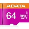 Карта памяти, ADATA, AUSDX64GUICL10A1-RA1, MICROSDXC 64GB, UHS-I CLASS10 A1