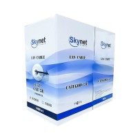 Кабель SkyNet Light UTP indoor 4x2x0,46, медный, FLUKE TEST, кат.5e, однож., 305 м, box, серый
