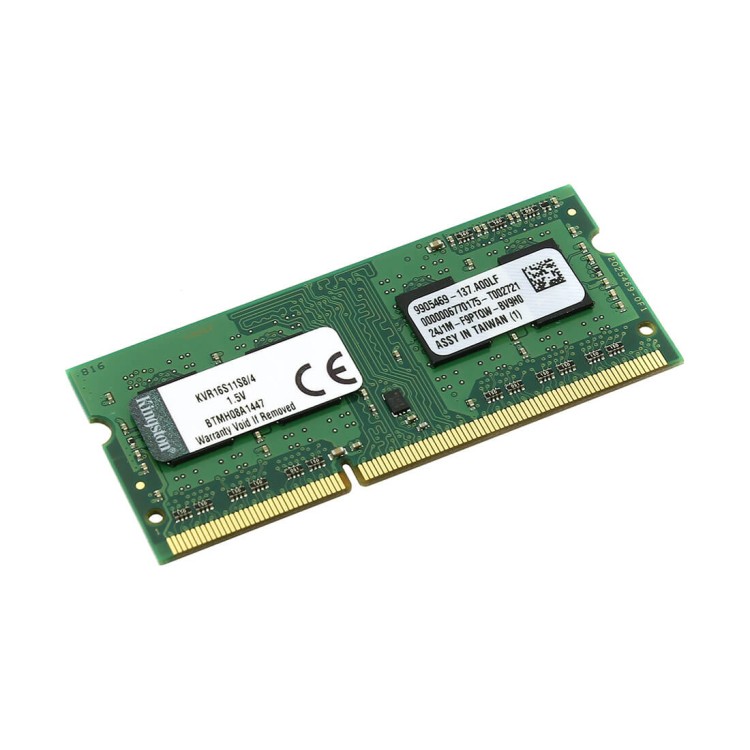 Оперативная память для Kingston KVR16S11S8/4 DDR3 4GB SO-DIMM