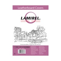 Обложки Lamirel Delta A4 LA-78686, картонные, с тиснением под кожу , цвет: красный, 230г/м², 100шт