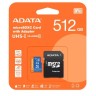 Карта памяти, ADATA, AUSDX512GUICL10A1-RA1, MICROSDXC 512GB, UHS-I CLASS10 A1