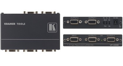 Усилитель-распределитель 1:4 VGA  Kramer, VP-400K