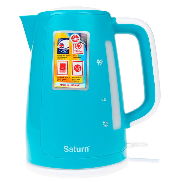 Электрический чайник Saturn ST-EK8435 бирюзовый