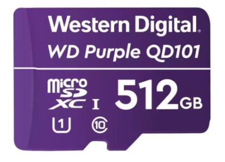 Карта памяти 512GB WD PURPLE MICROSDHC CLASS 10 WDD512G1P0C