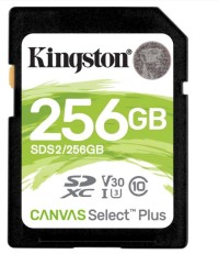 Карта памяти SD 256GB Class 10 U1 Kingston SDS2/256GB