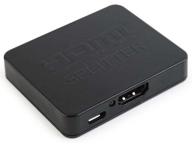 Разветвитель Cablexpert HDMI DSP-2PH4-03, HD19F/2x19F, 1 компьютер- 2 монитора