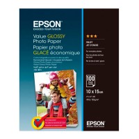 Фотобумага  Epson C13S400039	Value Glossy Photo Paper 10x15 100 sheet