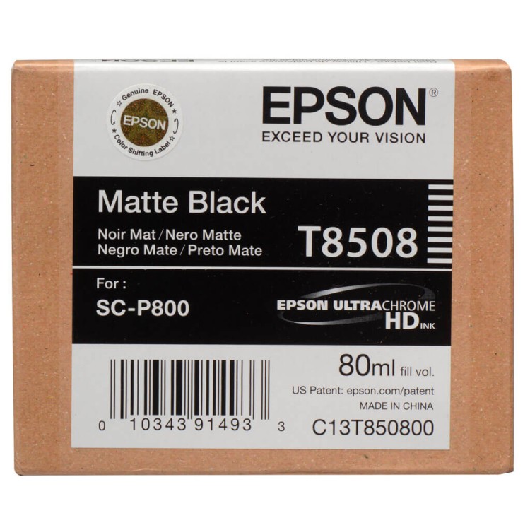 Картридж Epson T850800 Matte Black C13T850800