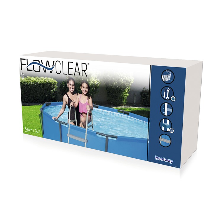 Лестница для бассейна Flowclear 84см, BESTWAY